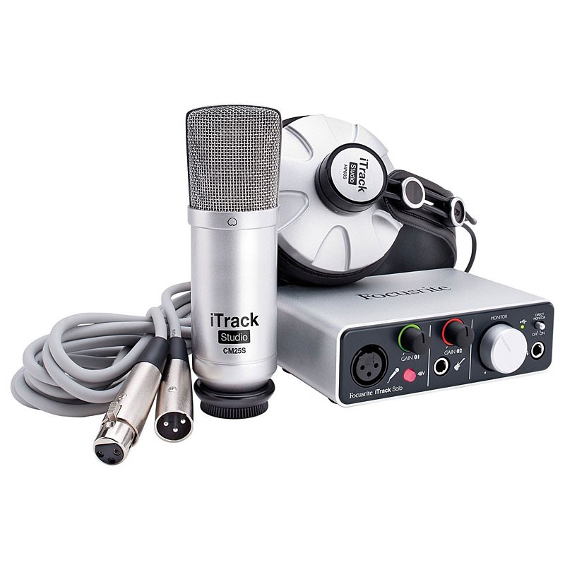 Focusrite iTrack Studio Recording Package Location Sound