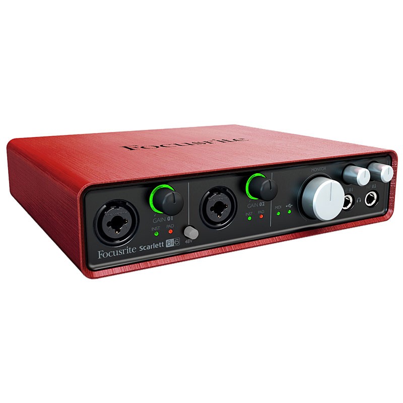 Focusrite Scarlett 6i6 USB Audio Interface Location Sound
