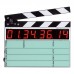 Denecke TS-C Time Code Slate, Backlit - Black & White Clapper Stick