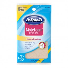 Dr. Scholl's Molefoam Padding, 2/Pack
