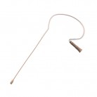 Countryman E6OW6L1SL E6 Omnidirectional Earset for Shure w/ TA4F Connector: 1mm Cable Diameter, Tan