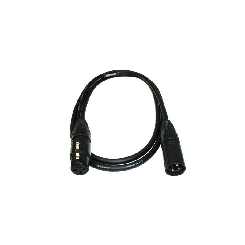 RS PRO Female 3 Pin XLR to Male 3 Pin XLR Cable, Blue, 1m