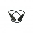 PSC 2' Cloth Cable w/ 3-Pin XLR Male to Female