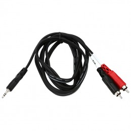 Hosa CMR-206 3.5 mm TRS to Dual RCA Stereo Breakout Cable - 6 Ft.