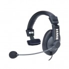 HME HS15 Single Muff Headset w/ Electret Noise Cancelling Boom Microphone