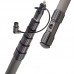 K-Tek KP6CCR 6 Ft. Mighty Boom Graphite, 6-Section Boom Pole, Internal Coiled Cabled, Side Exit