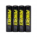 Maha Energy Corp. Powerex MHRAAAP4 1000mAh AAA NiMH Rechargeable Batteries, 4/Pack