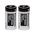 Panasonic CR123A 3V Lithium Batteries - 2/Pack
