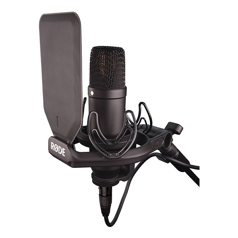 RODE NT1 Kit, Incredibly Quiet 1 Inch Cardioid Condenser Microphone