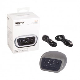 Shure MVi Digital Audio Interface w/ USB & Lightning Cable