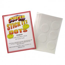 Dirt Worx Schmere Super Stick It! Tape Dots, Pack of 25 (3/4 Inch Dia.)