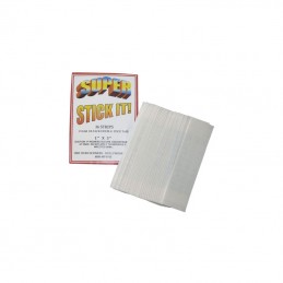 Dirt Worx Schmere Super Stick It! Pack of 36 Clear Double-Sided Stick Strips (1 x 3 Inch)