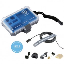 Voice Technologies VT500X EXTREME Omni Waterproof Lavalier Microphone, Unterminated - Black