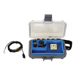 Voice Technologies VT506WA Water Adventure Waterproof Lavalier Microphone, High Frequency Response, Pigtail - Black