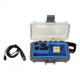 Voice Technologies VT500WA Water Adventure Waterproof Lavalier Microphone w/ TA4F Connector - Black