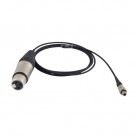 Wisycom CAL120 120cm Audio Cable, 3-Pin LEMO to 3-Pin Female XLR Connector