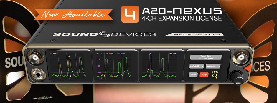 Sound Devices A20-Nexus 4-Channel Expansion License